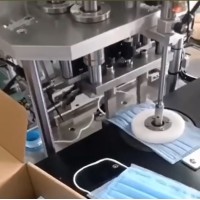 Masina semiautomata cu ultrasunete de lipit elastic la mastile medicale