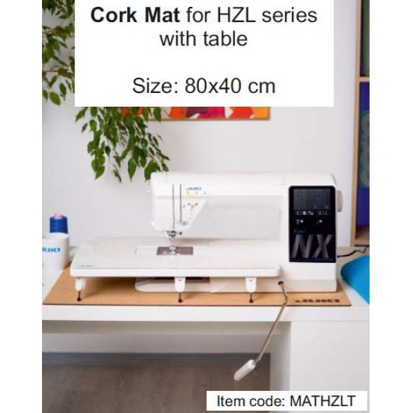 Suport pluta Cork Mat pentru masinile de cusut casnice Juki, fara masa, din seria HZL, 80x40 cm